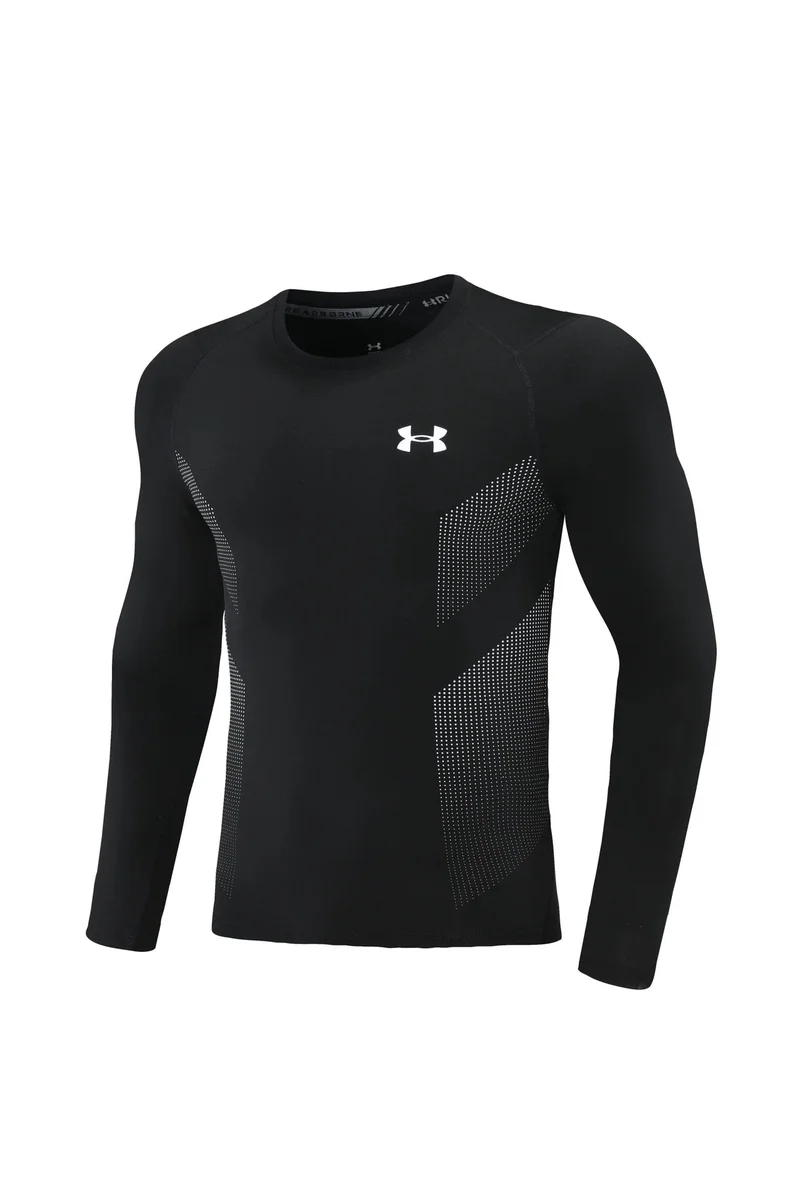 Under Armour Under Armour HeatGear Long Sleeve Top Black Black - 1