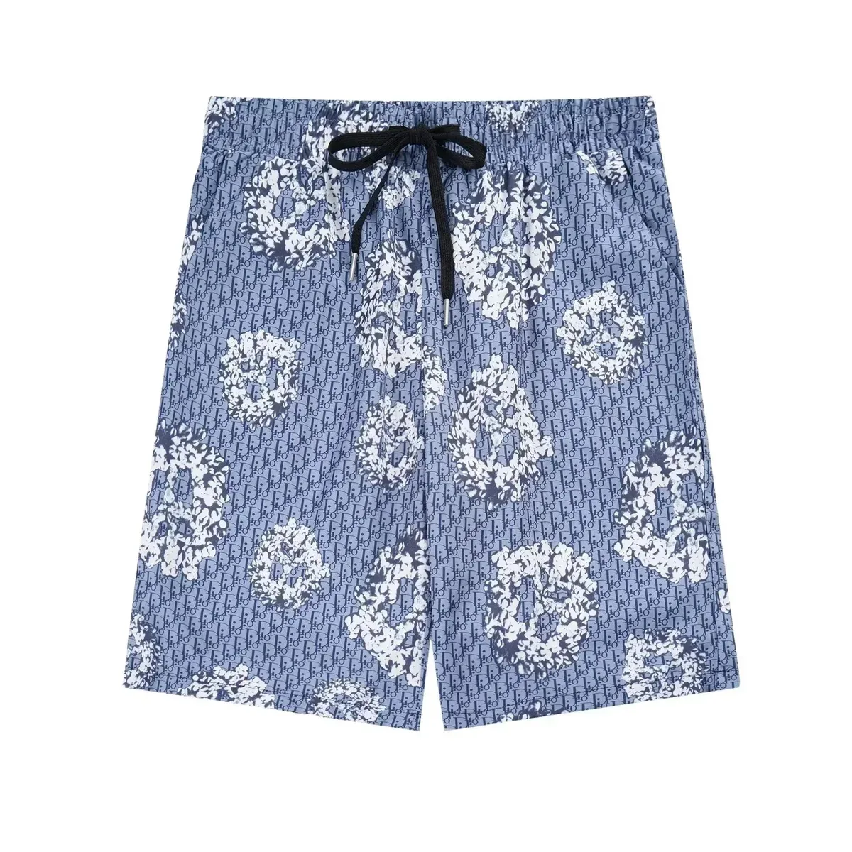 Dior Dior Dior Book Tote Floral Print Shorts Blue - 1