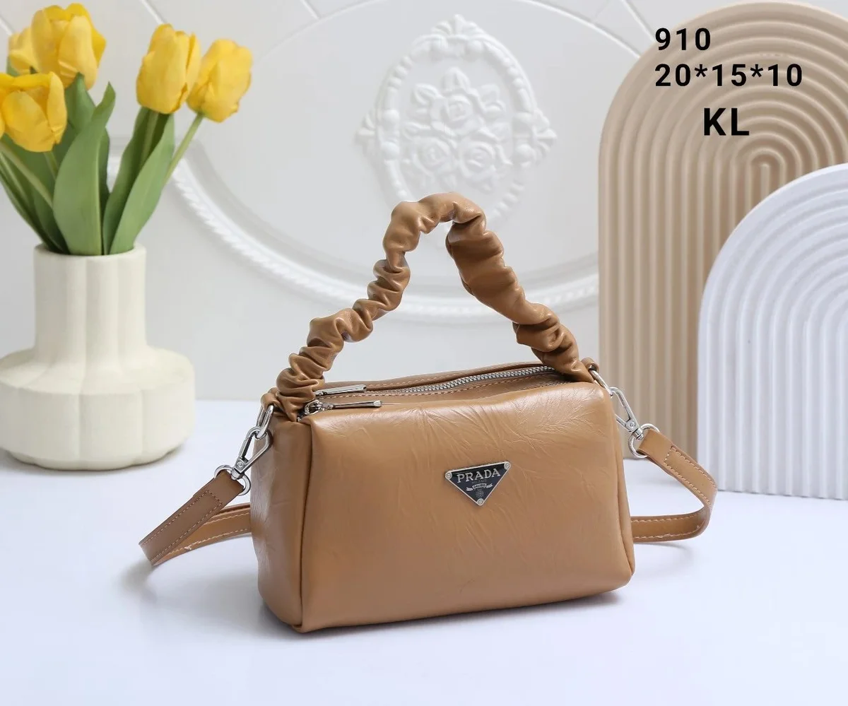 Prada Prada Cahier 910-3 Tan Shoulder Bag Beige