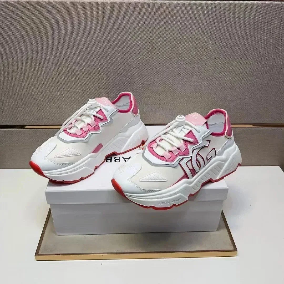 Dolce & Gabbana Dolce & Gabbana DG White/Pink/Red Sneakers White