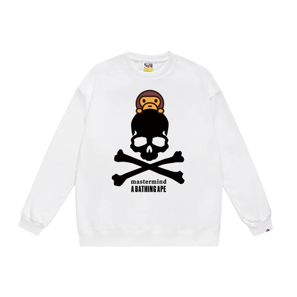 A Bathing Ape A Bathing Ape BAPE STA White Skull Sweatshirt White - 1