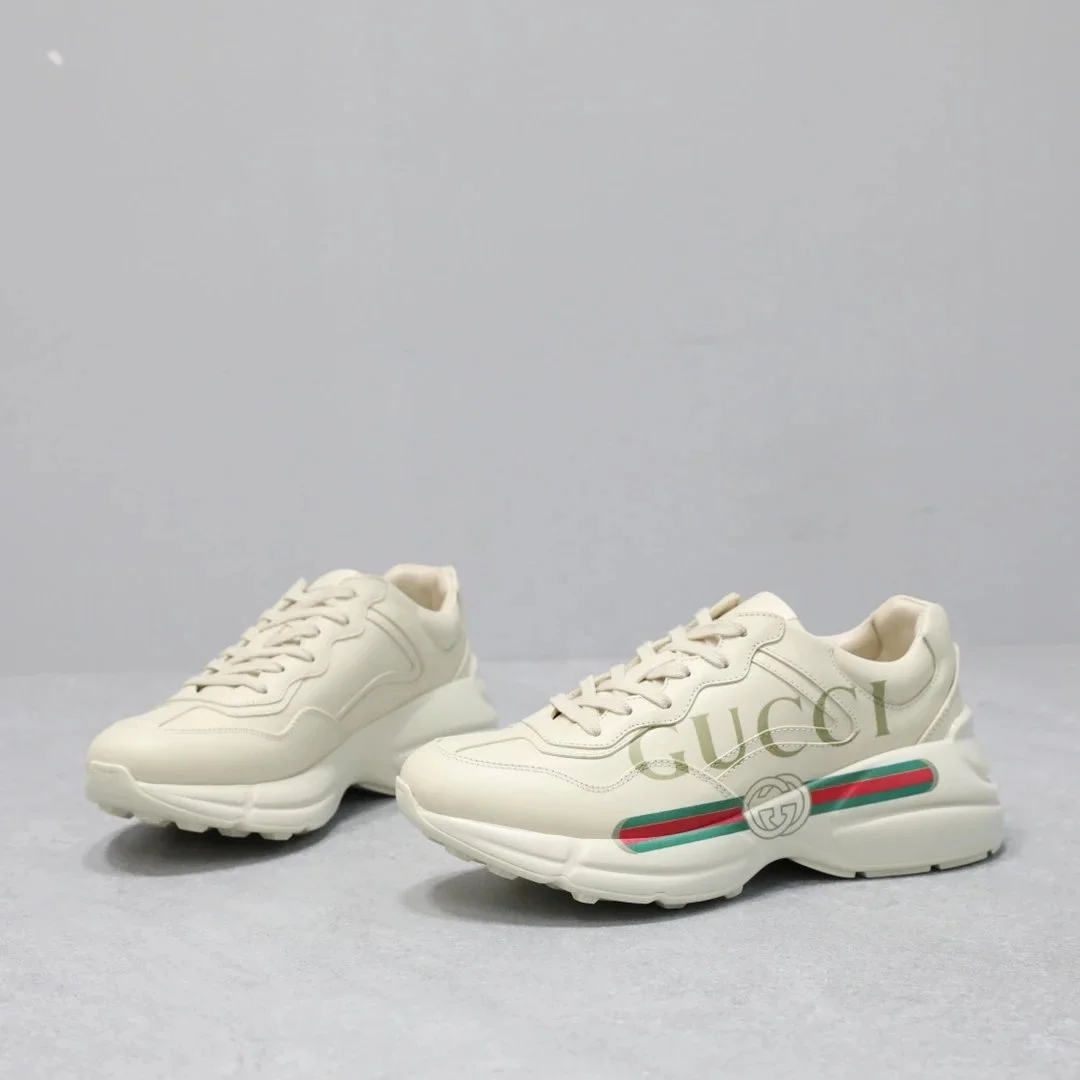 Gucci Gucci Web Stripe Beige Sneakers Beige