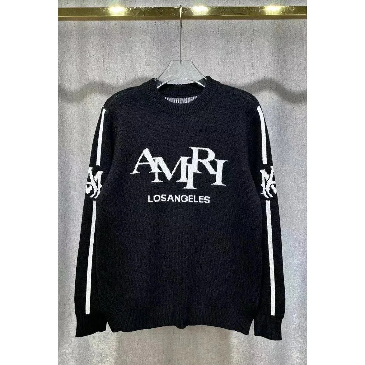 Amiri AMIRI AMIRI Black Logo Sweater Black - 1