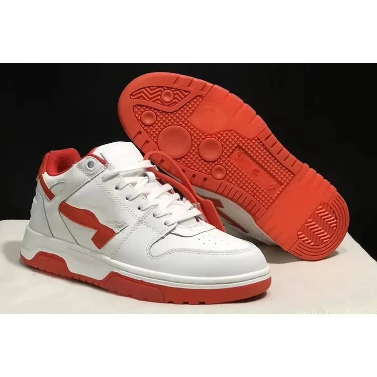 Other White & Red Leather Sneakers White - 1