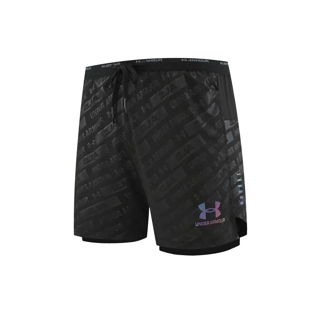 Under Armour Under Armour All-Over Print Black Shorts Black - 1