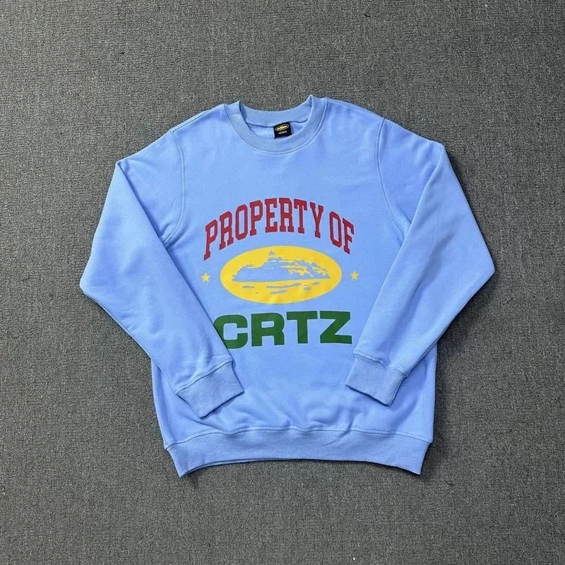 Corteiz Corteiz CRTZ Sky Blue Sweatshirt Blue