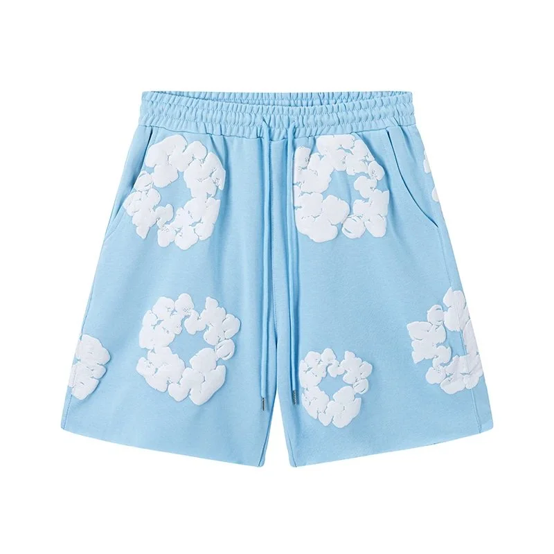 Maison Margiela Maison Margiela Replica Sky Blue 3D Cloud Shorts Blue