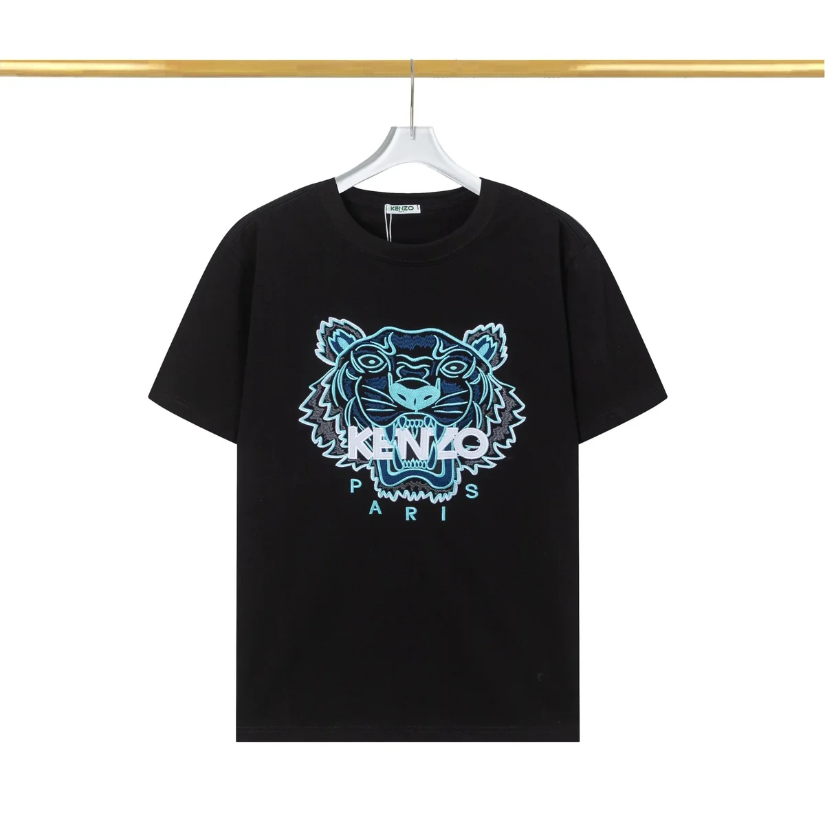 Kenzo Kenzo Tiger Head Black T-Shirt Black - 1