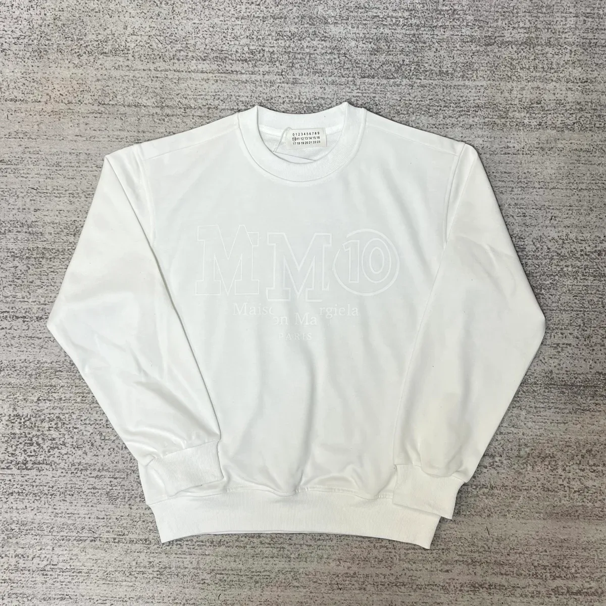 Maison Margiela Maison Margiela MM10 White Crewneck Sweatshirt White - 1