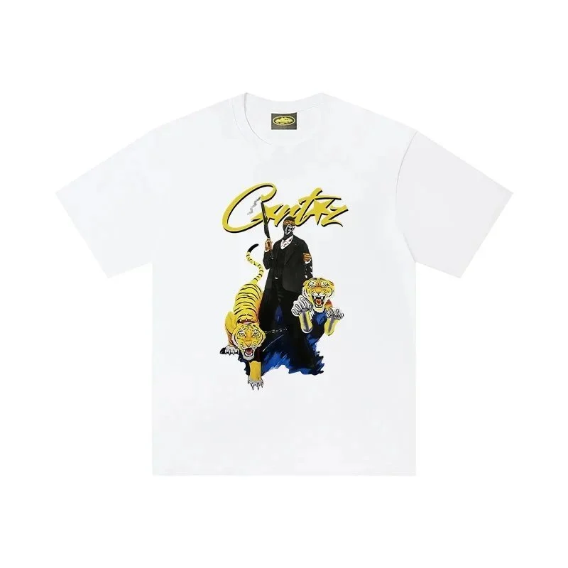 Other Unisex White Corteiz Graphic T-Shirt White - 1