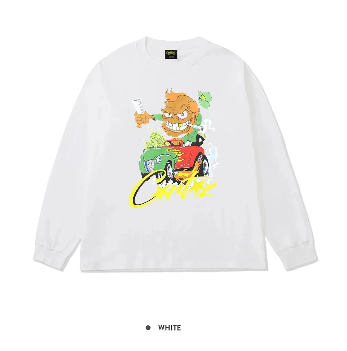 Other White Corteiz Graphic Long Sleeve T-Shirt White - 1