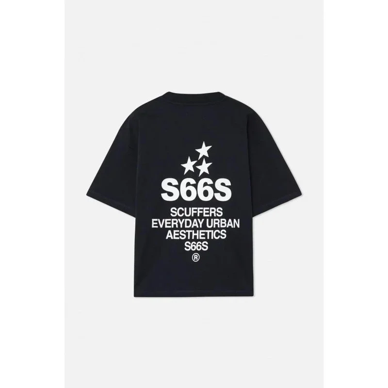 Other S66S Everyday Urban Aesthetics Black T-Shirt Black - 1