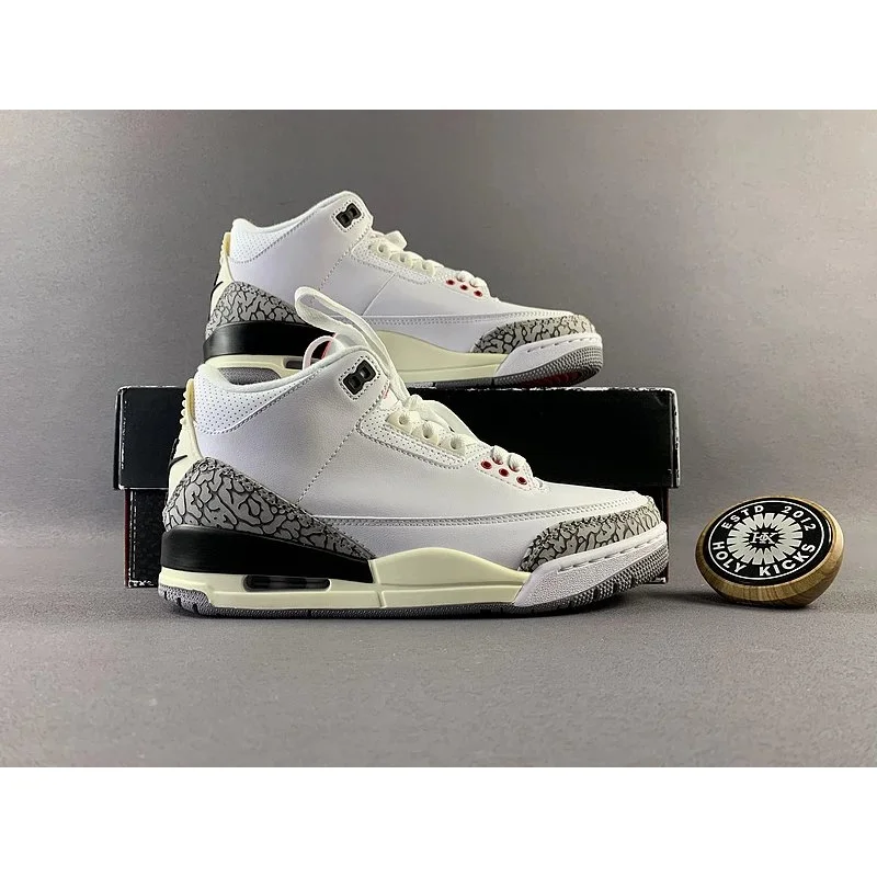 Jordan Air Jordan Air Jordan 3 Triple Black Sneakers White - 1