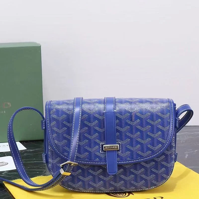 Goyard Goyard Monogram Blue Gift Box Crossbody Bag Blue - 1