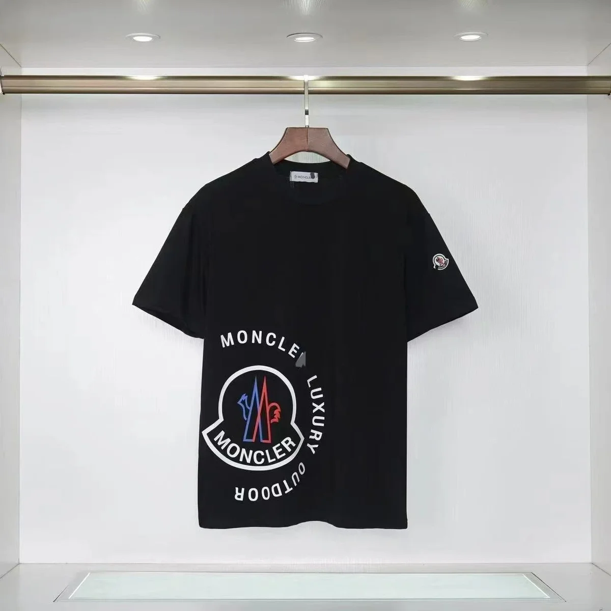 Moncler Moncler Luxury Outdoor T-Shirt Black Black