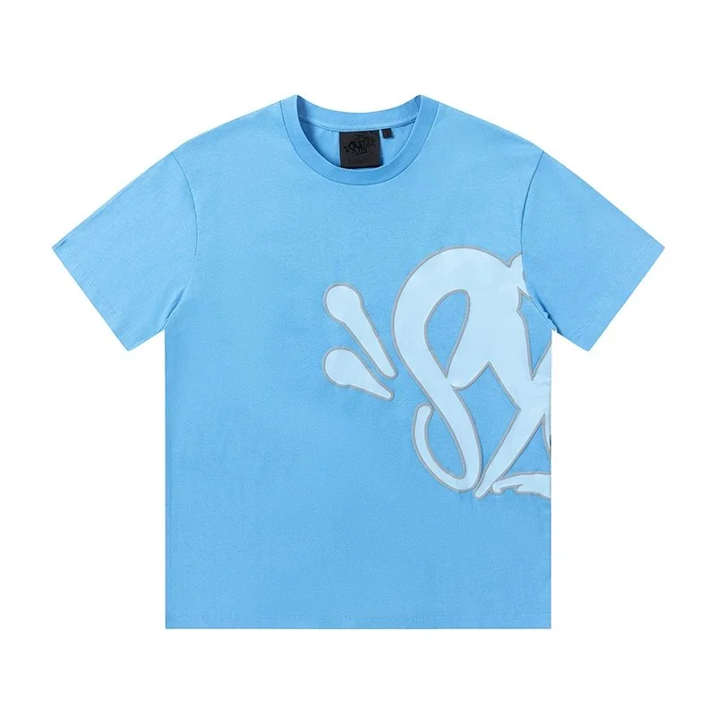 Stussy Stussy Basic Logo Blue T-Shirt Blue - 1