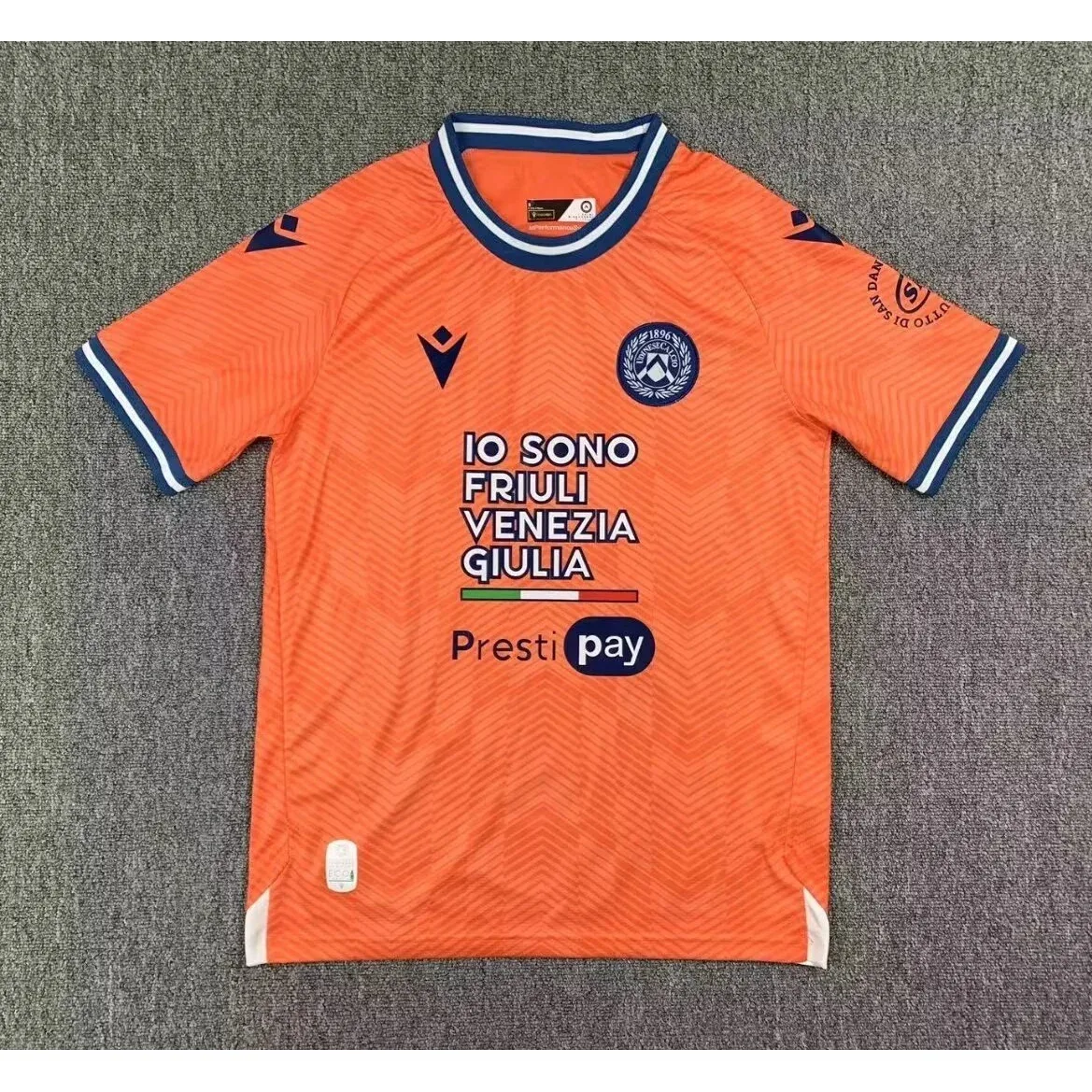 Macron Macron Udinese Football Jersey Orange Orange - 1