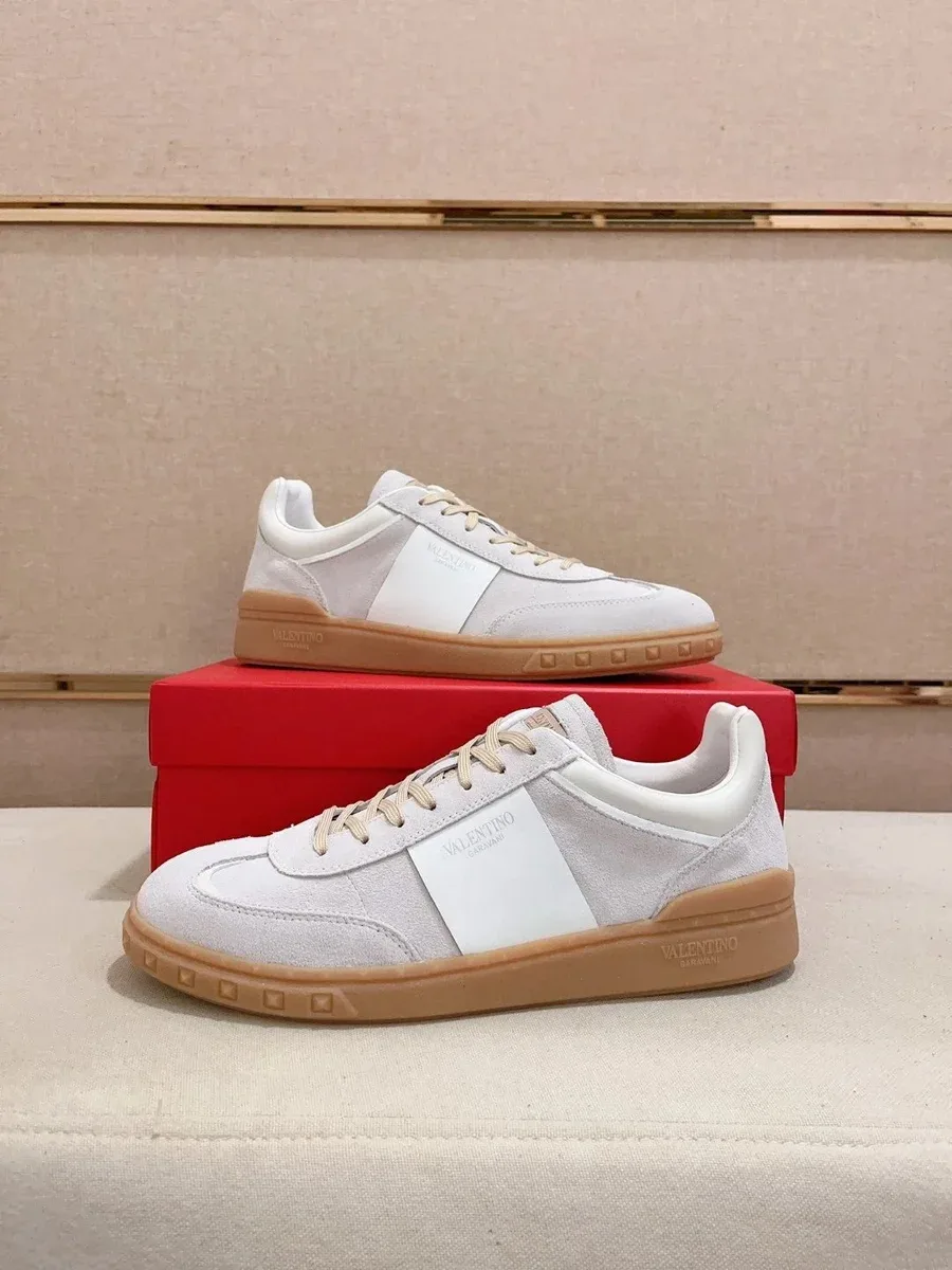 Valentino Valentino Rockstud White Leather Sneakers White - 1
