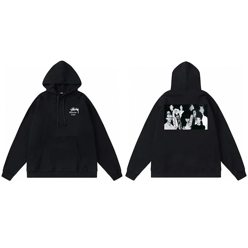 Stussy Stussy Black Martina Rose Graphic Hoodie Black - 1