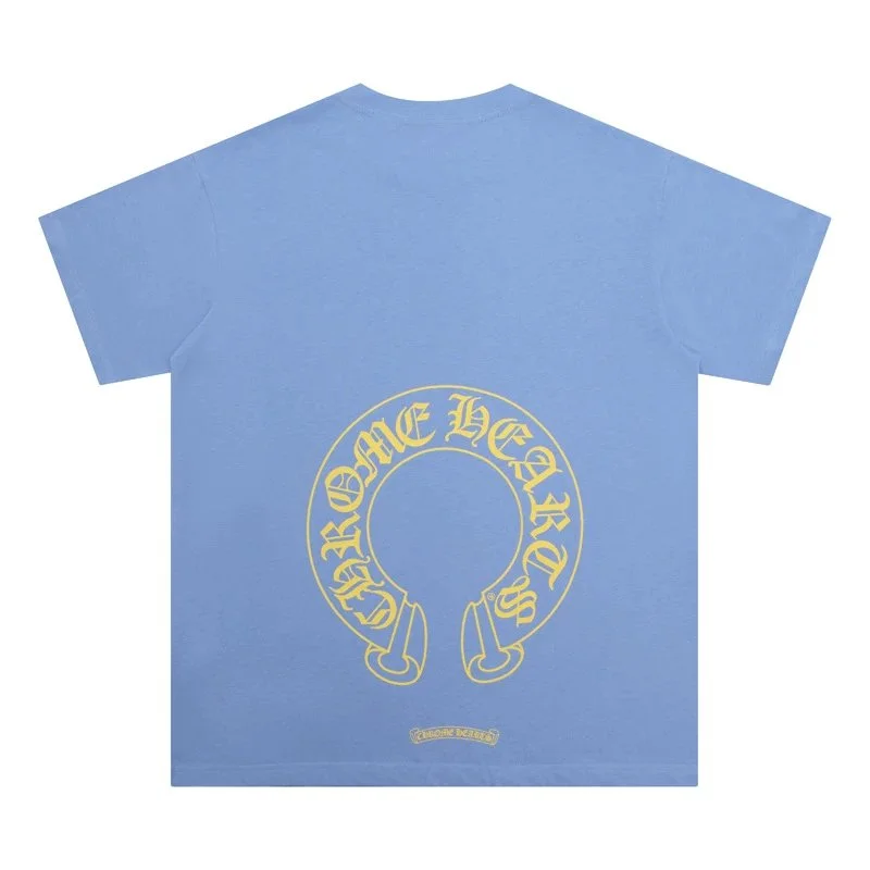 Chrome Hearts Chrome Hearts CH Cross Light Blue T-Shirt Blue - 1