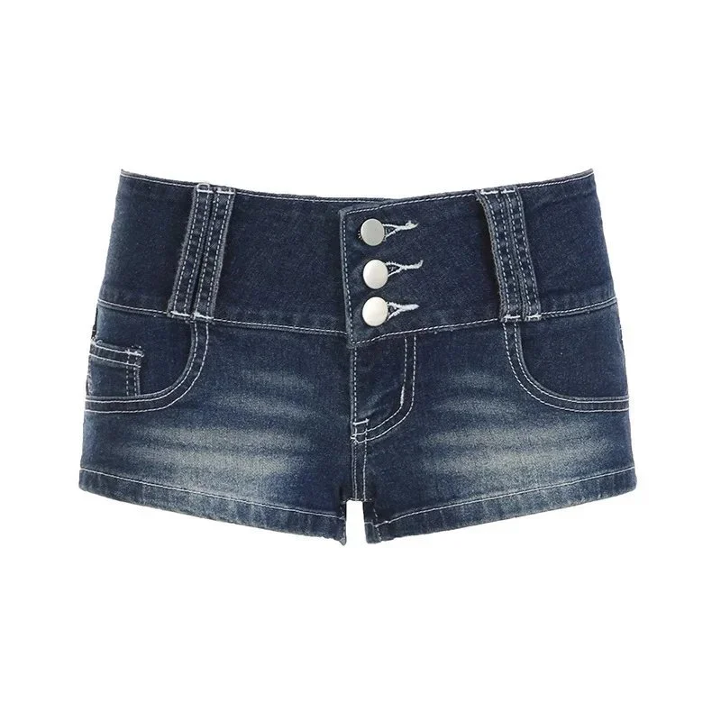 Other Denim Shorts Dark Wash Women's Bottoms Blue - 1