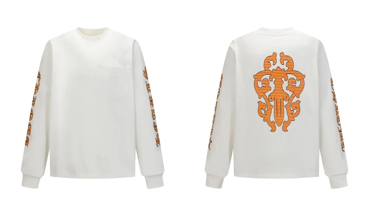 Chrome Hearts Chrome Hearts CH Cross White Long Sleeve T-Shirt White - 1