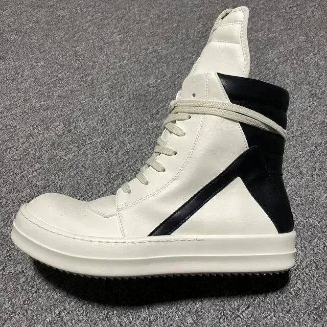 Rick Owens Rick Owens DRKSHDW White/Black倒三角 Sneakers White - 1