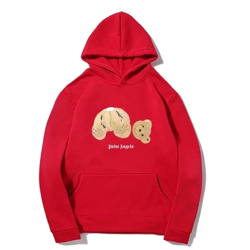 Palm Angels Palm Angels Bear Red Hoodie Red