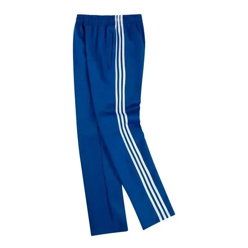 Adidas Adidas Three Stripes Blue Track Pants Blue