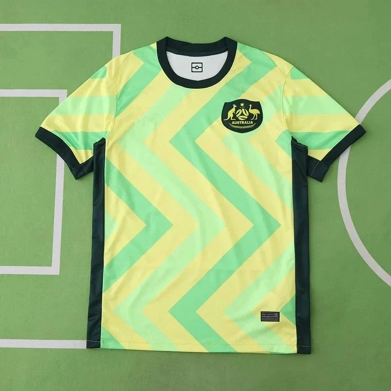 Adidas Adidas Classic Football Australia Jersey Green Yellow Green - 1