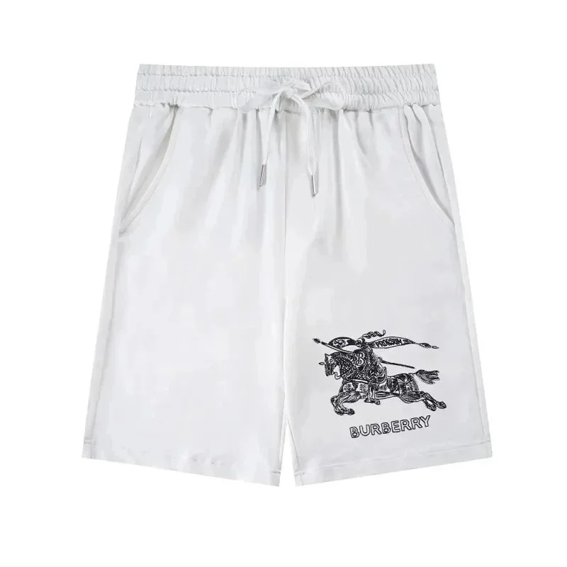 Burberry Burberry White Equestrian Knight Shorts White - 1