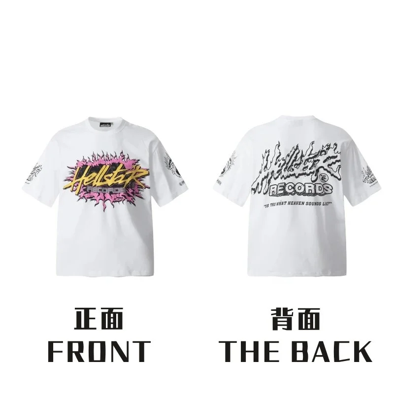 Hellstar Hellstar White 'Records' Graphic T-Shirt White - 1