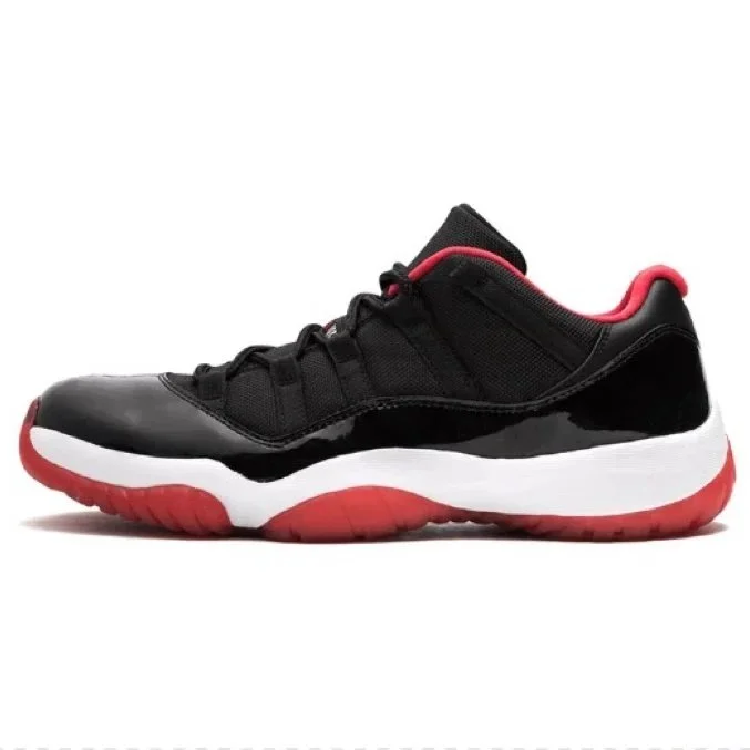 Nike Nike Air Jordan 11 Low Black Red Sneakers Black - 1