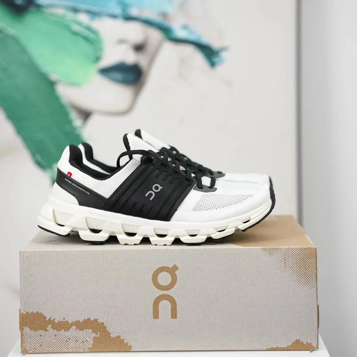 On Running On Running Cloud White/Black Sneakers White - 1