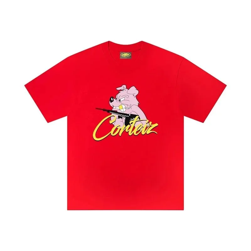Corteiz Corteiz RTW Red Cartoon T-Shirt Red - 1