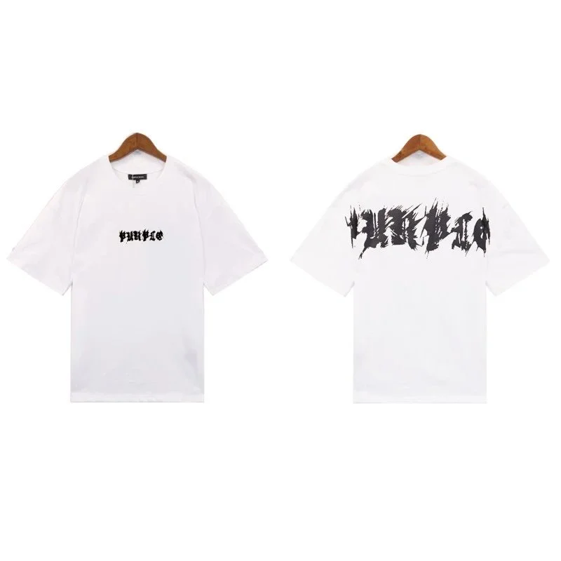 Other White Punk Double-Sided Graphic T-Shirt White - 1