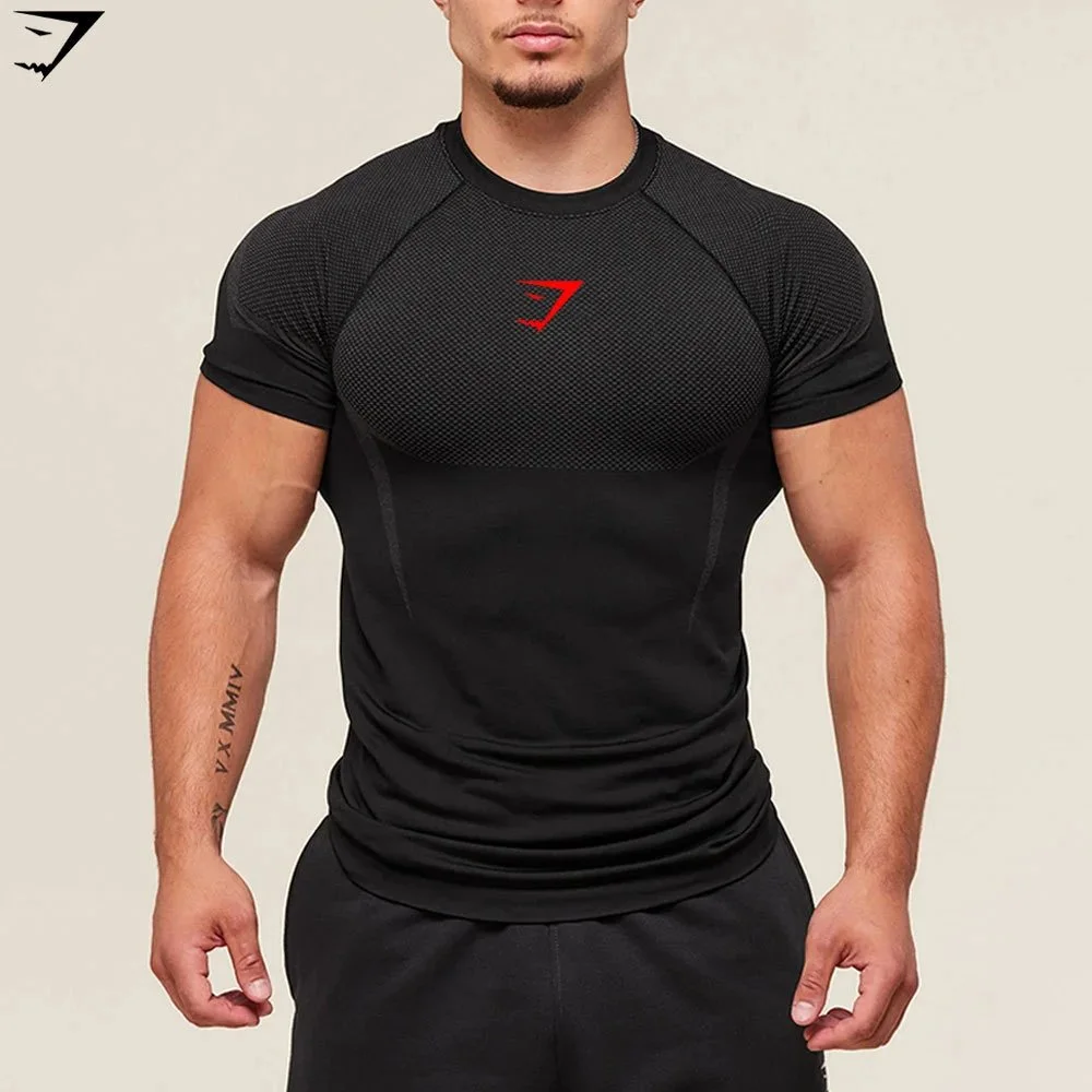 Other Black Mesh Red Logo T-Shirt Tops Black - 1