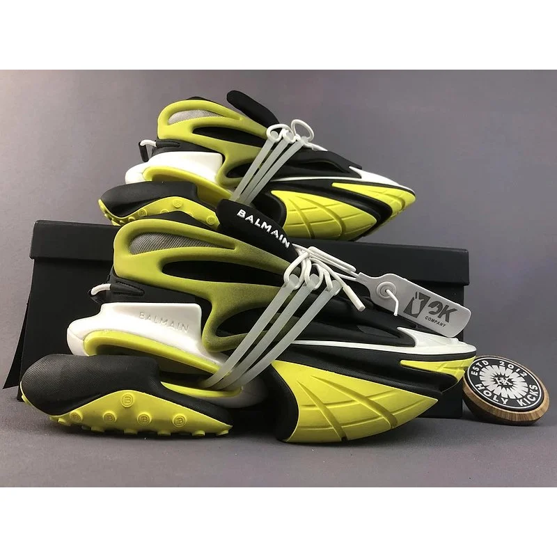 Balmain Balmain Holy Kicks Yellow/Black Sneakers Yellow - 1