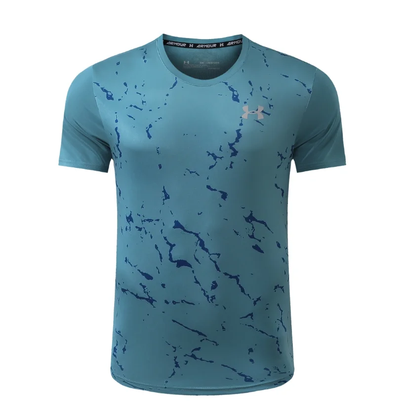 Under Armour Under Armour Teal/Blue Splatter T-Shirt Blue
