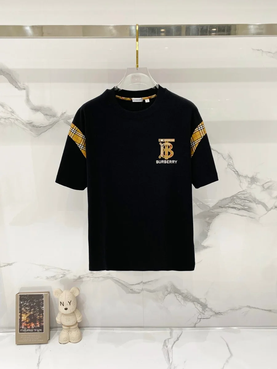 Burberry Burberry Black TB Monogram T-Shirt Black - 1