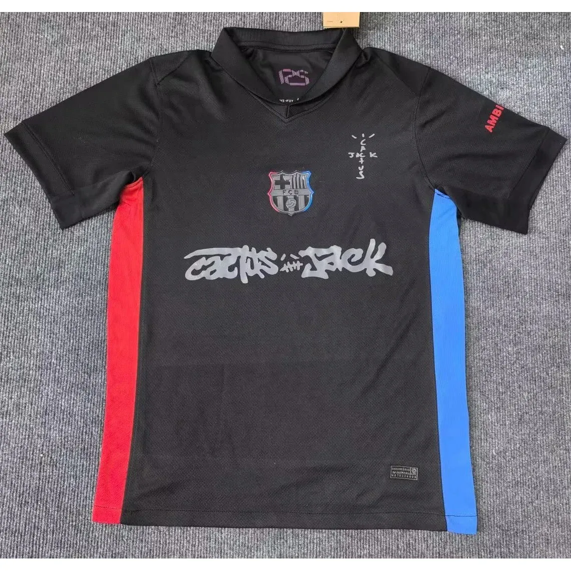 Adidas Adidas FC Barcelona x Travis Scott Black Jersey Black - 1