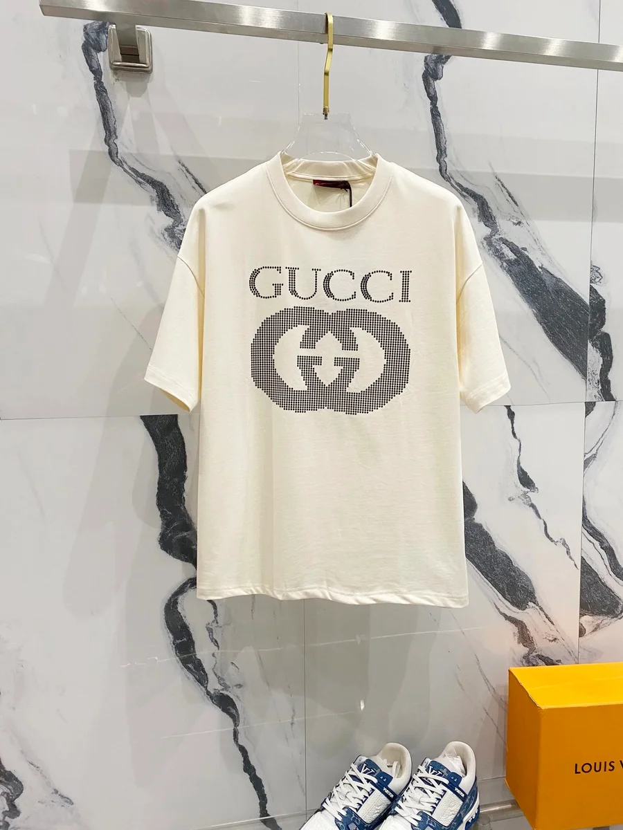Gucci Gucci Interlocking G Cream T-Shirt Cream