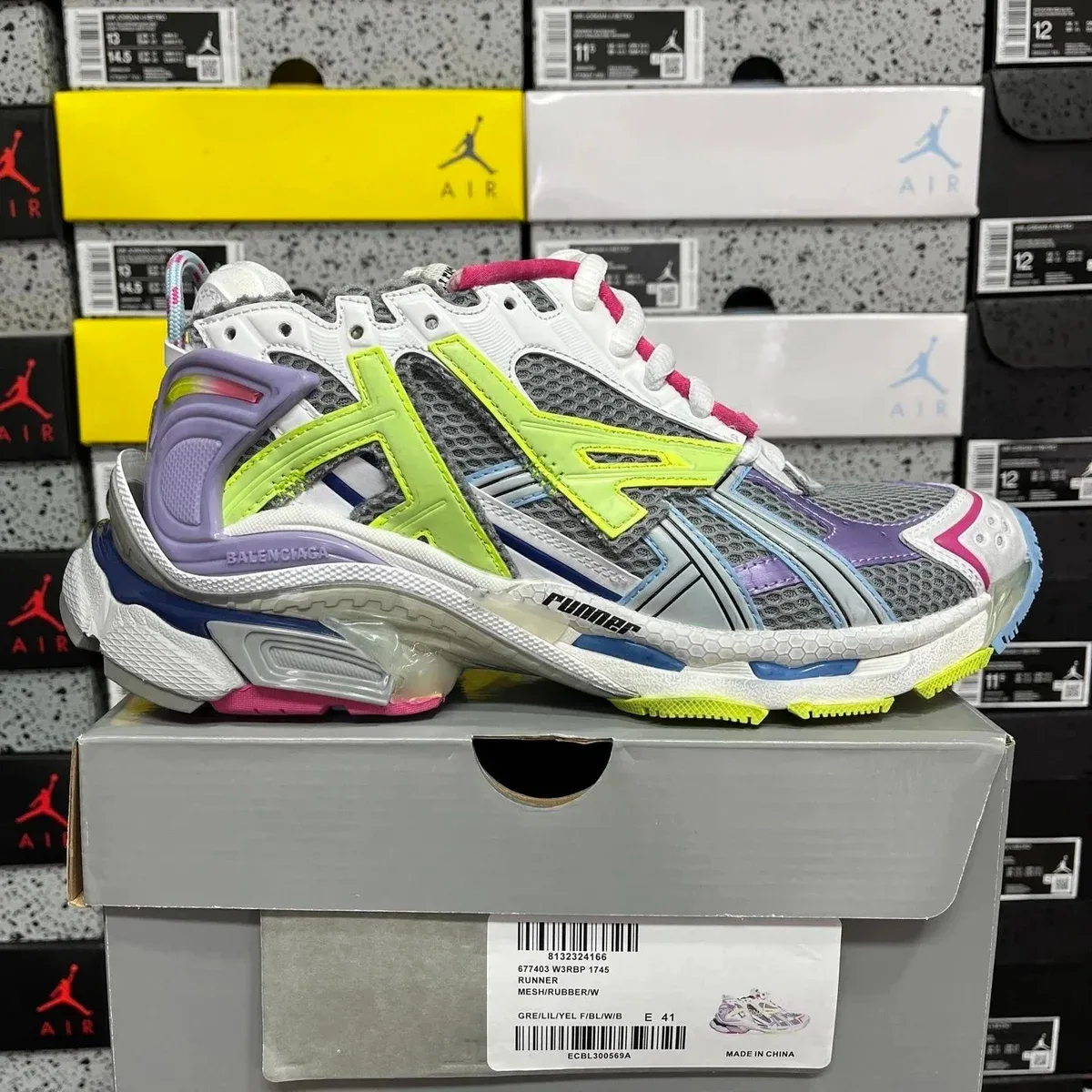 Balenciaga Balenciaga Runner 七代彩色P1745 Sneakers Multicolor - 1