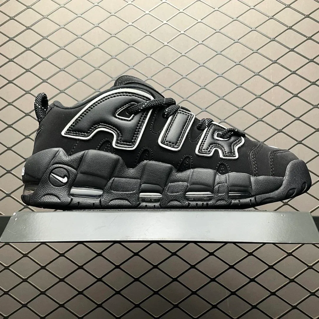 Nike Nike Air More Uptempo Black/White Sneakers Black