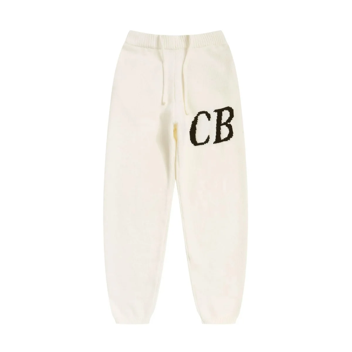 Other Rice White CB Embroidered Sweatpants Cream - 1