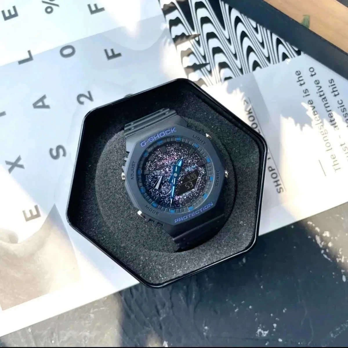 Casio Casio G-Shock Blue Black Galaxy Watch Blue - 1