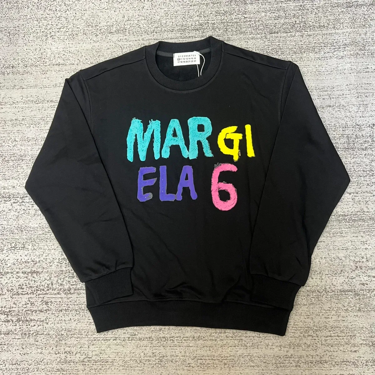 Maison Margiela Maison Margiela MM6 Black MARGLA 6 Sweatshirt Black - 1