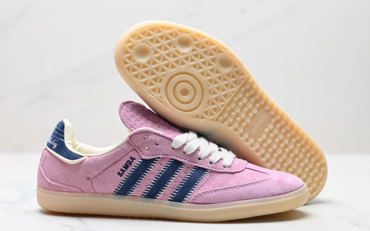 Adidas Adidas Samba Pink Sail Gum Sole Sneakers Pink - 1