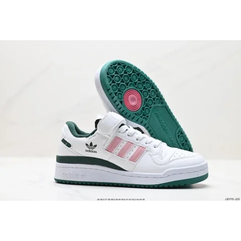 Adidas Adidas Forum White Pink Green Sneakers White
