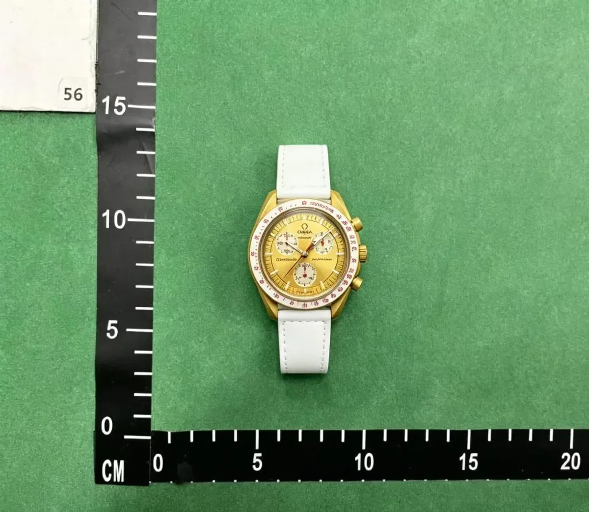 Omega Speedmaster Gold White Leather Watch — Oopbuy Spreadsheet find